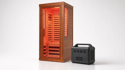 Grid-Down Health Kit: Full Spectrum Hemlock Sauna + 1800W Station