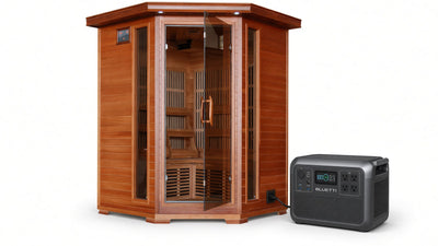 Grid-Down Health Kit: Hudson Bay Sauna + Bluetti AC180