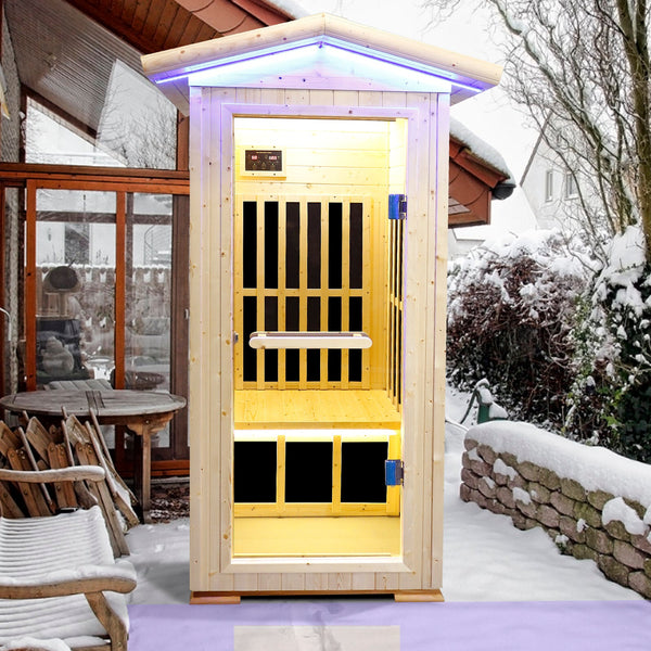 Single Person Spruce Far Infrared Sauna