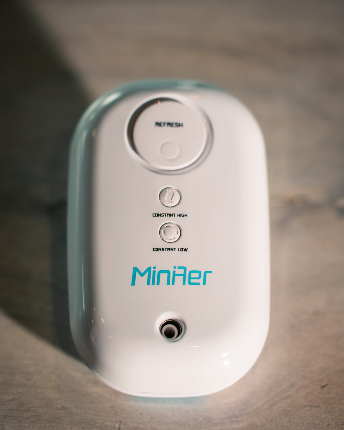 Minifier mini air purifier in a home