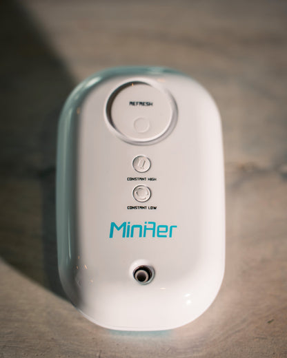 Minifier mini air purifier in a home