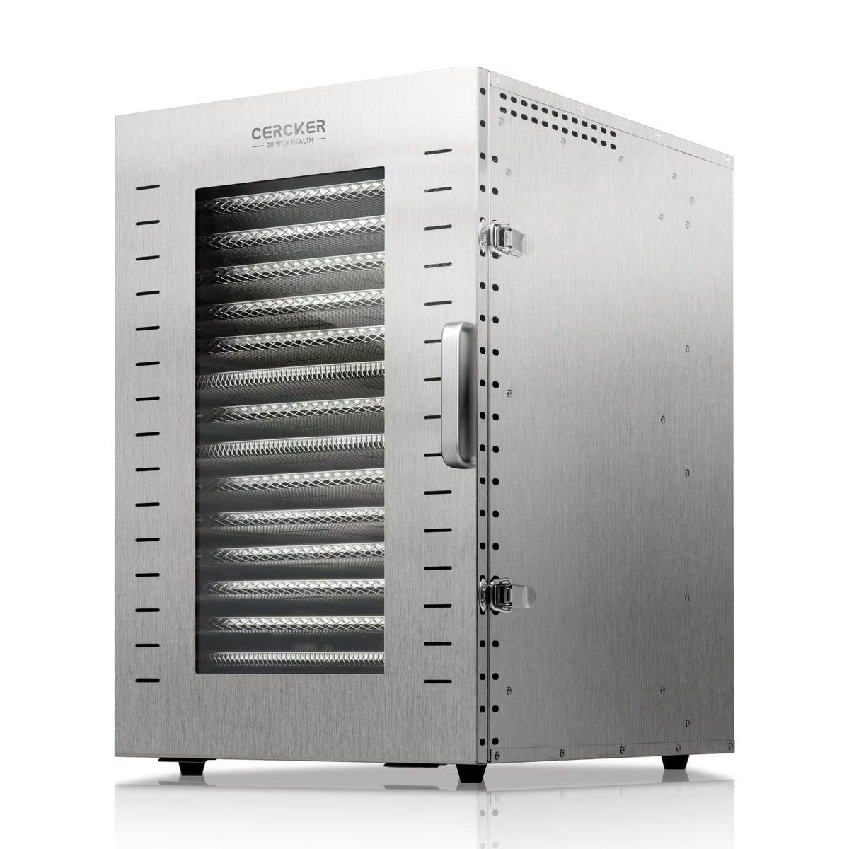 Commercial Food-Dehydrator Machine 16 Trays, 27.28Ft² Industrial-Dehydrator Large Capacity, 70ºf-190ºf Commercial Food-Dryer Machine, 1500W Meat Dryer for Fruit