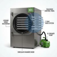 7-Tray X-Large Stainless Steel Home Pro Freeze Dryer with Xl Premier Pump — How It Works