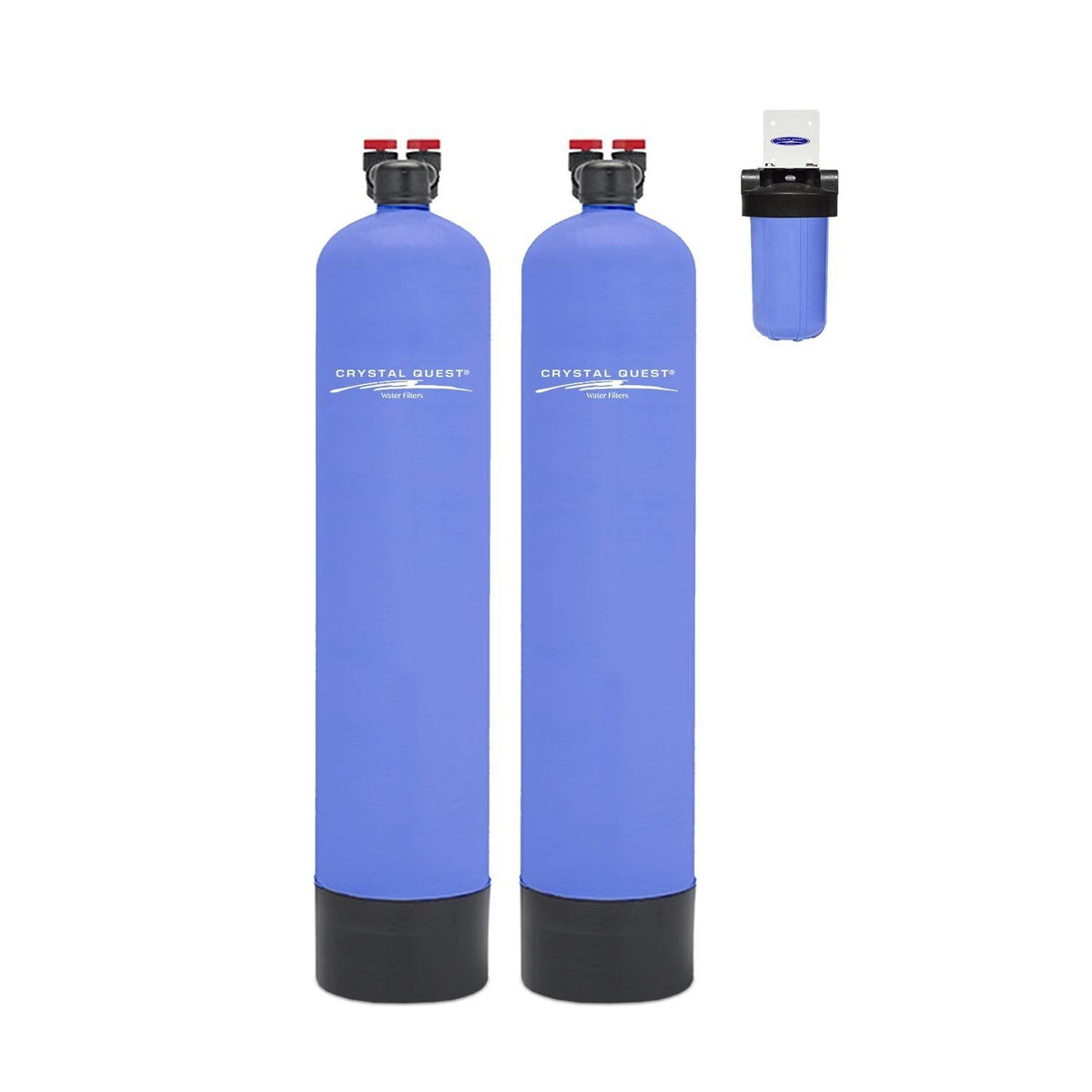 Crystal Quest Guardian whole house filter, dual tanks with pre-filter