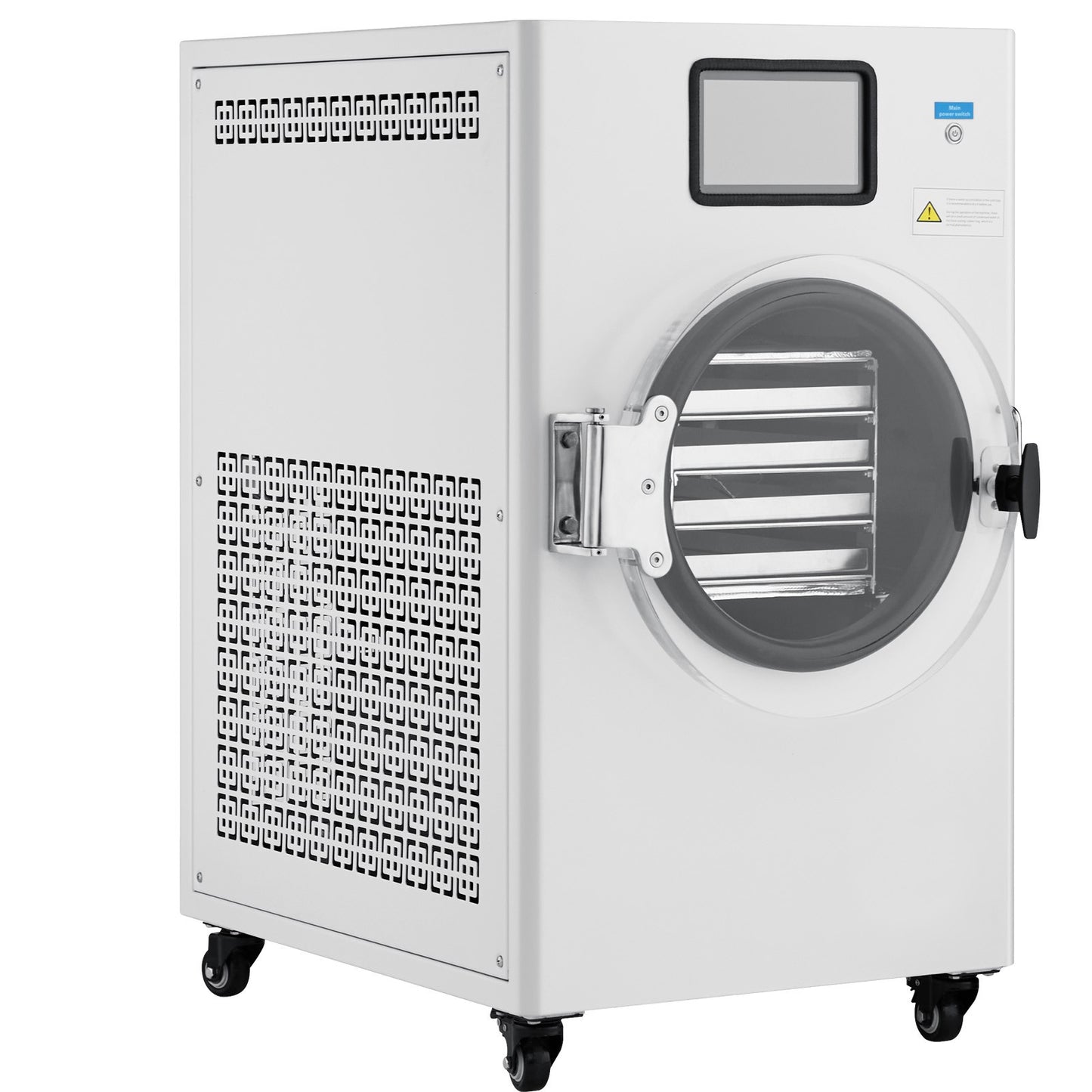 Vacuum Freeze Dryer 4-Layer Fruit Vegetable Freeze Drying Machine W/ Pump White