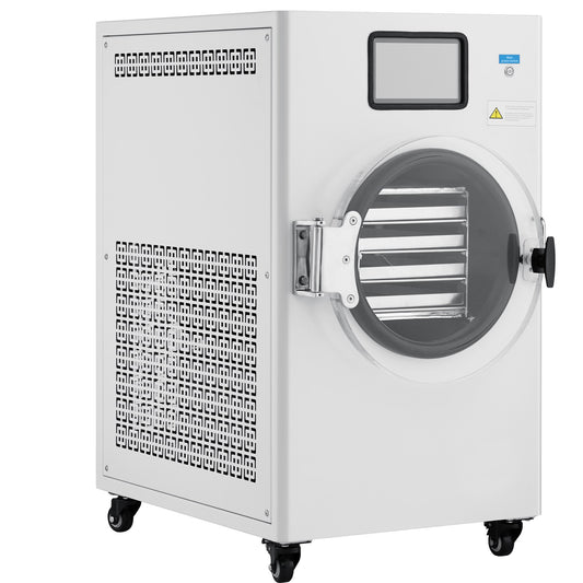 Vacuum Freeze Dryer 4-Layer Fruit Vegetable Freeze Drying Machine W/ Pump White