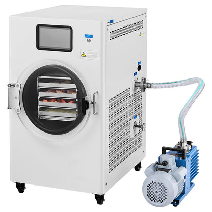 Vacuum Freeze Dryer 4-Layer Fruit Vegetable Freeze Drying Machine W/ Pump White