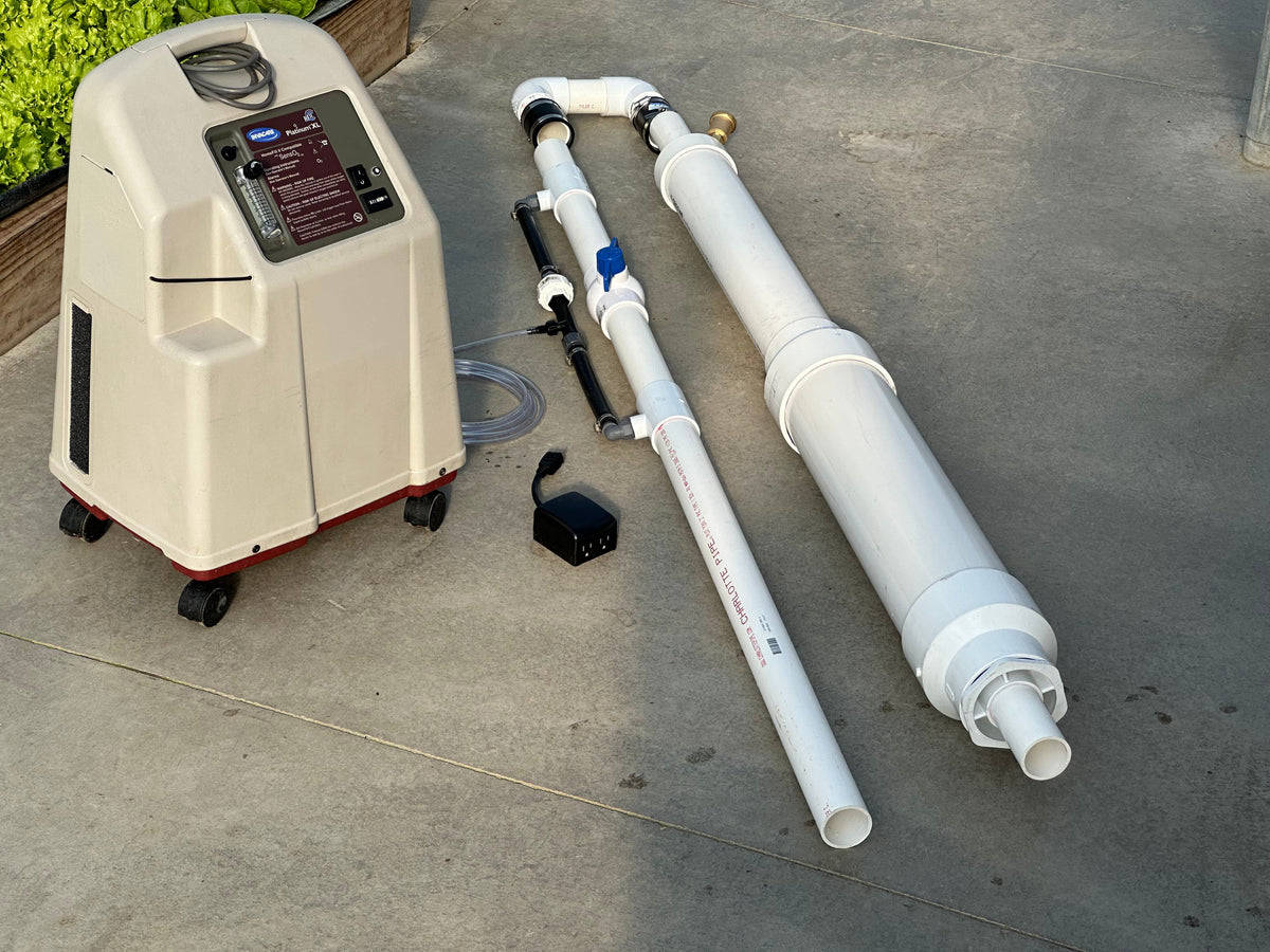 AirCone and oxygen concentrator bundle components