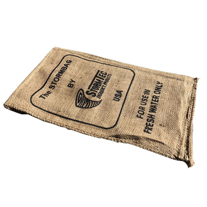 StormBag flood barrier bag, expanded, angled view