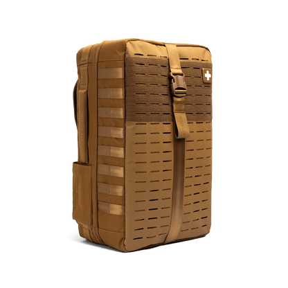 The Medic PRO portable medical kit in coyote tan