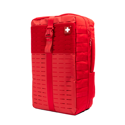 The Medic PRO portable medical kit in red