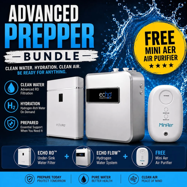 Echo Water Advanced Preparedness Bundle contents infographic