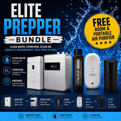 Echo Water Elite Preparedness Bundle contents infographic