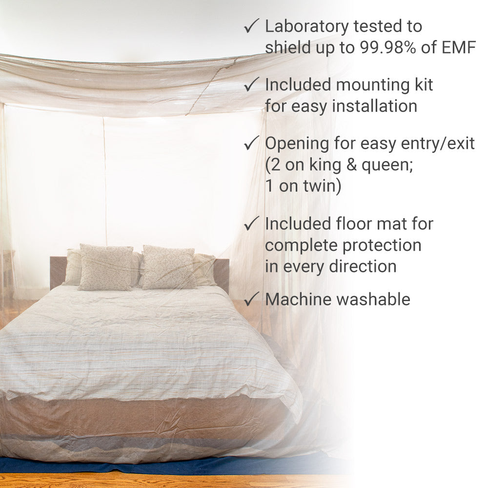 SYB Faraday bed canopy features list