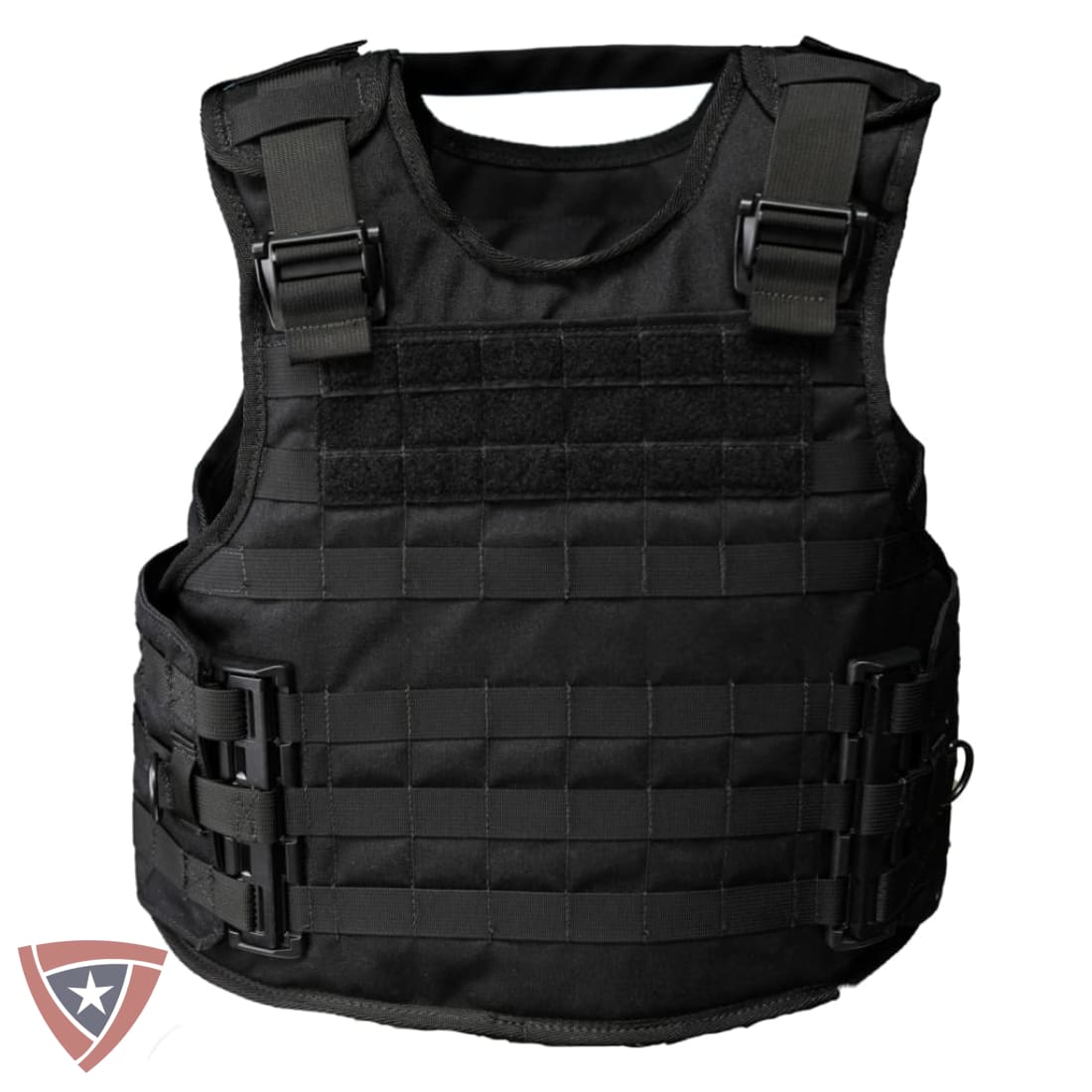 Citizen Armor SHTF tactical vest with HG2/IIIA soft armor, front view