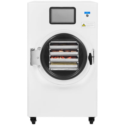 Vacuum Freeze Dryer 4-Layer Fruit Vegetable Freeze Drying Machine W/ Pump White