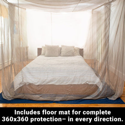 SYB Faraday bed canopy with included floor mat