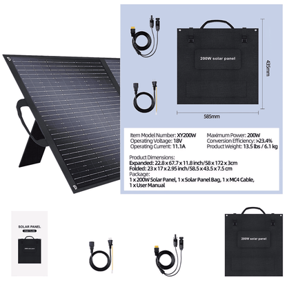 Folding Solar Panels 200w / 400w