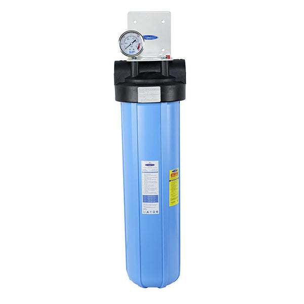 Crystal Quest Big Blue SMART Whole House Water Filter, 6-8 GPM, 2-3 People