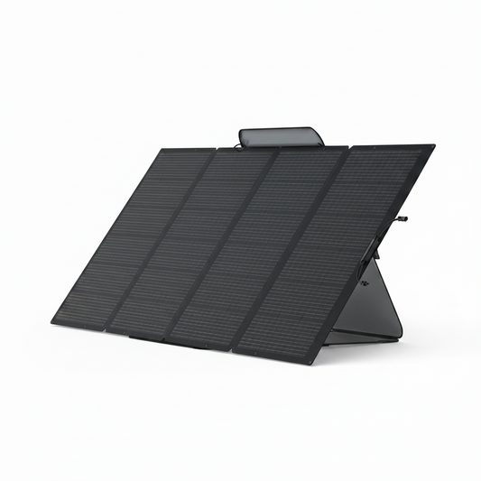 Portable Solar Panel Built for Off-Grid Power, 400W Output, 23% Conversion Rate, IP68 Waterproof Rating